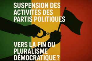 Article : Suspension des&nbsp; activit&eacute;s des partis politiques au Mali : vers la fin du pluralisme d&eacute;mocratique ?